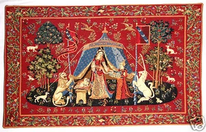 NEU 28" A MON SEUL DESIR CLUNY GOBELIN WANDBEHANG - Bild 1 von 1