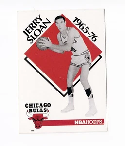 1990-91 Hoops #354 Jerry Sloan CO Chicago Bulls Utah Jazz - Picture 1 of 2