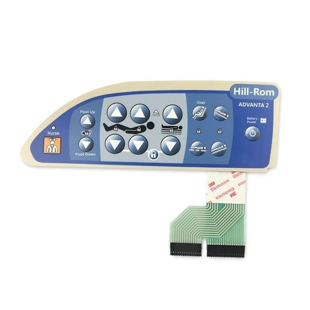 MEDTEN Hill-Rom Compatible Caregiver Controls Base FD LH for Advant 2 Med Surg Bed Part