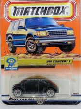 1999 Matchbox Volkswagen VW Black Beetle Bug Show Cars #42