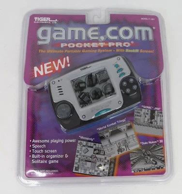 Sistema portátil Tiger Game.Com Pocket Pro 71-801 sellado de fábrica Foto 1 de 4