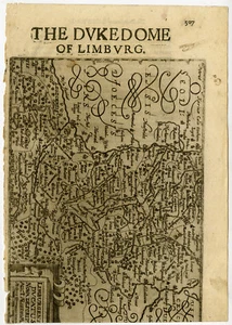 Antique Print-LOUVAIN-LIEGE-BELGIUM-MAASTRICHT-Mercator-Kaerius-1637 - Picture 1 of 1
