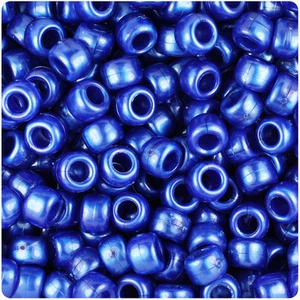 BeadTin Kobalt Perle 9 mm Fass Pony Perlen (500 Stück) - Bild 1 von 1