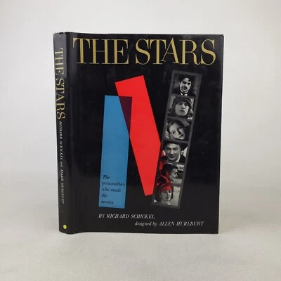 The Stars By Richard Schickel, designed Allen Hurlburt 1972 HC/DJ Cinema History Foto 1 de 4