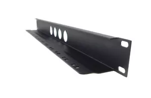 1U Procraft Cable Management Rack Panel W/Tie-down Shelf Punched for 4 XLR's - Picture 1 of 4