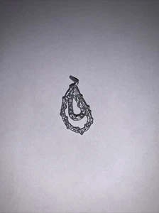 Monster High Freaky Fusion Hybrids Serena Von Boo- Silver Chain Earring - Picture 1 of 2