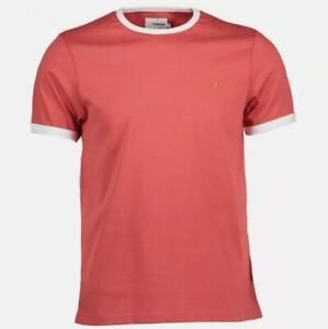 BNWT Farah Groves Ringer T-Shirt F4KS60H9 *VARIOUS COLOURS & SIZES* RRP £30