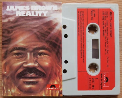JAMES BROWN - REALITY (POLYDOR 3177184) 1974 UK CASSETTE TAPE FUNK SOUL VG+ - Image 1 of 3