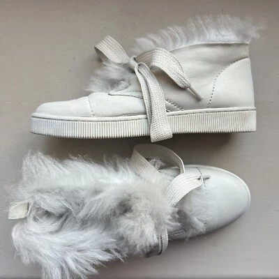 Zapatilla botín Pedro Garcia Parley Ice Churra forrada de piel con cordones talla 38 EE. UU. 8 Foto 1 de 4