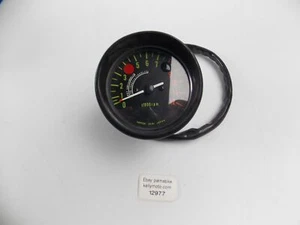 NIPPON SEIKI TACHOMETER GAUGE 12.000 RPM 1990's INSTUMENT CLOCK YAMAHA KAWASAKI - Picture 1 of 3