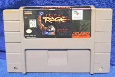 Primal Rage Super Nintendo SNES Original Authentic Genuine Game! 1992 - Image 1 of 4
