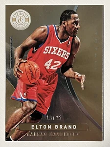 Elton Brand 2013-14 Panini Totally Certified Gold #32 10/25 Philadelphia 76ers - Picture 1 of 2