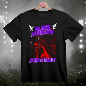 Camiseta Negra Black Sabbath Master Of Reality Metal Rock Band S-3XL - Imagen 1 de 7