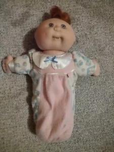 MATTELS FIRST EDITION CABBAGE PATCH DOLL 14 IN 1995 red hair & brown eyes signed - Picture 1 of 5