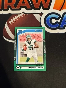 2024 Panini Donruss Malachi Corley Green Press Proof #333 Jets RC Rookie SP - Bild 1 von 2