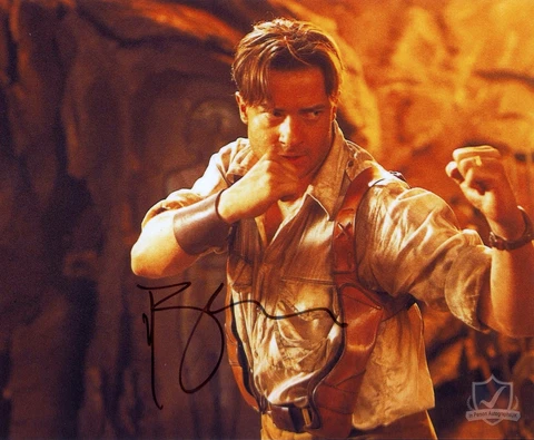 Brendan Fraser THE MUMMY Signed 10x8 Photo ACOA Certified SB82869 Cover