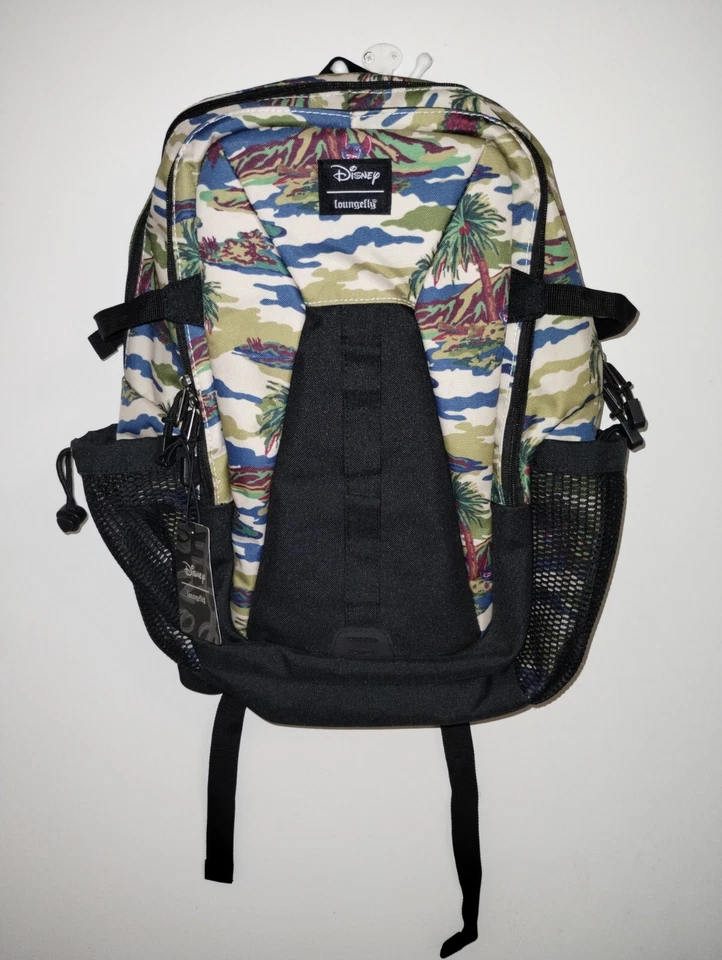 Loungefly Lilo and Stitch Camo Nylon Backpack