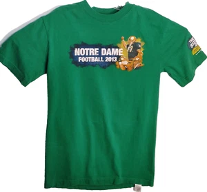 NOTRE DAME Football 2013 Men's Size Medium T-Shirt Worn By The LEGION College - Picture 1 of 6
