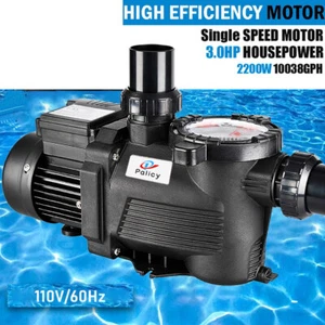 Bomba de piscina Subterránea / Sobre el Suelo de Alto Flujo, 3HP, 10038GPH, 110V - Bild 1 von 13