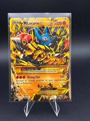 Pokemon TCG Mega Lucario EX - 113/111  XY Furious Fists Secret Rare - Near Mint - Image 1 of 4