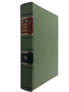 New Jersey NJ Superior Court Case Reports Volume 56 Law Hardcover Text Book - Imagen 1 de 6