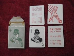 1960- NEW: Paul Kruger playing cards- box unsealed to photograph S African cards - Picture 1 of 10