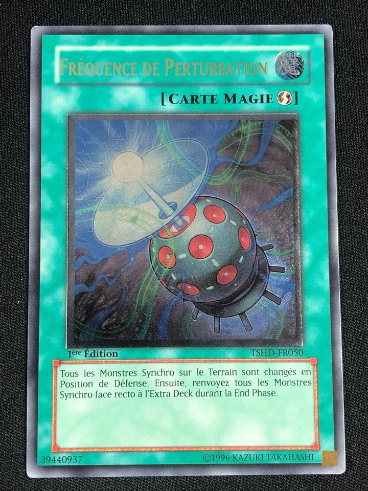 YUGIOH INTERCEPT WAVE TSHD-FR050 1ST ULTIMATE NM FRENCH - Image 1 of 1