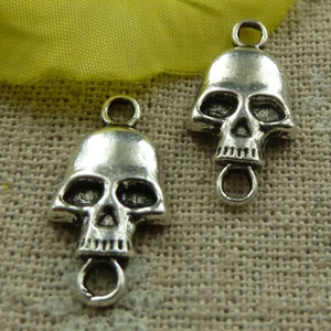 Envío gratuito 160 piezas conectores calavera plata tibetana 22x11mm L-3798 - Imagen 1 de 4