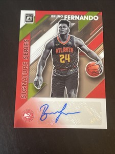 2019-20 Donruss Optic Signature Series Bruno Fernando Rookie Auto Atlanta Hawks