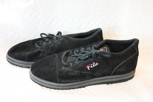 fila black suede