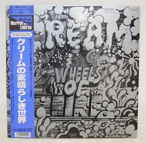 CREAM / WHEELS OF FIRE JAPAN ISSUE DOUBLE LP W/OBI, INSERT - Picture 1 of 11