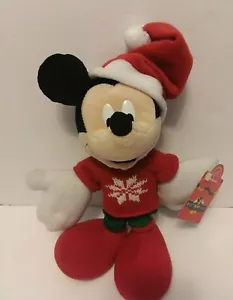 VGN Applausi Vacanze Topolino Peluche Maglione Babbo Natale Cappello 10" Peluche - Foto 1 di 6