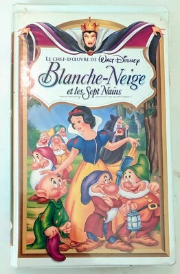 Blanche-Neige et les Sept Nains VHS (1994) - NTSC - French - VG (Tested) - Image 1 of 4