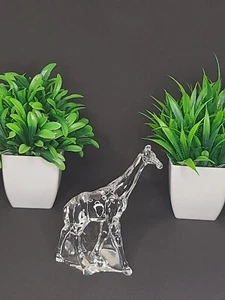 VTG Franklin Lead Crystal Glass Company 5 Inch Giraffe 1970s /H101 - Picture 1 of 3