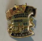 Service To Veterans Ohio Harman 2004-2005 Usa Military Lapel Pin