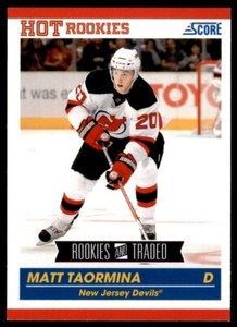 2011-12 Score Matt Taormina New Jersey Devils #640
