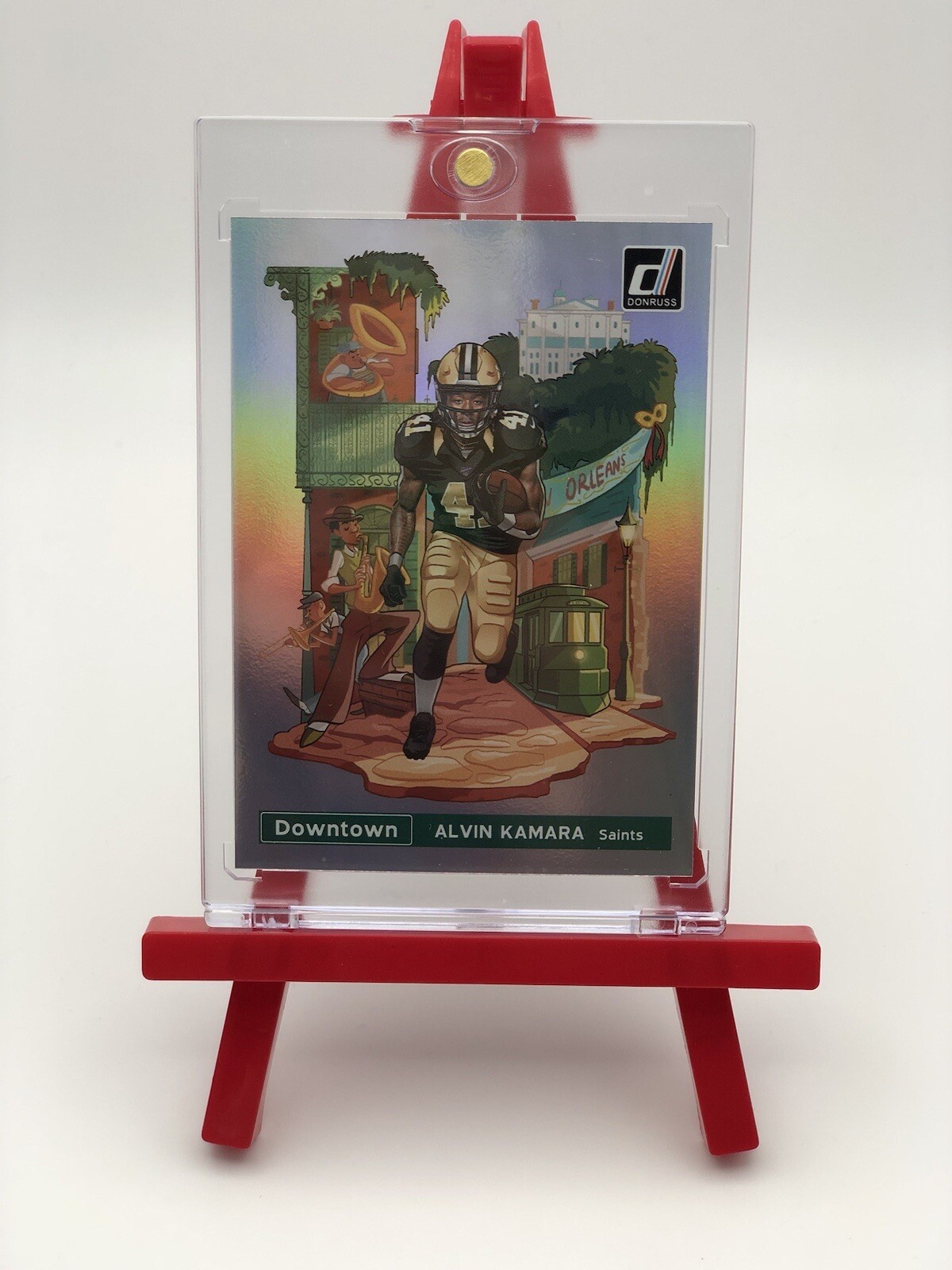 2019 Donruss Alvin Kamara Downtown no. DT-5 Saints