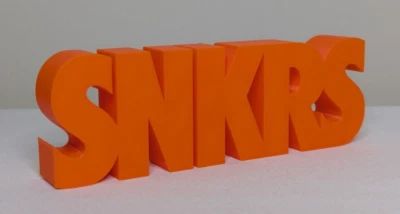 SNKRS ORANGE 15CM Sneaker Art Figurine Collector Sneakerhead 3d Print - Image 1 of 4