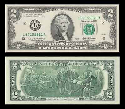 US 2003A  P-516 $2 (L - San Francisco CA)  UNC - Image 1 of 3