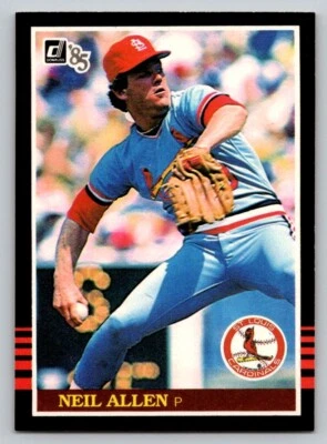 1985 Donruss - #205 Neil Allen - Image 1 of 2