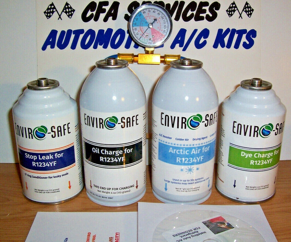 134a Can Tap to 1234yf Coupler Hose - Economy #3615