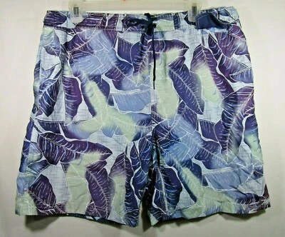 Cordão e baús elásticos masculinos Newport azul tamanho GG padrão folha azul - Imagem 1 de 4