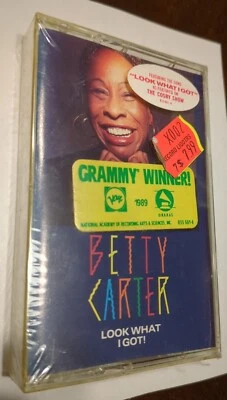 Factory Sealed BETTY CARTER Look What I Got! Cassette 1988 Hype STICKER Like IGS - Image 1 of 3
