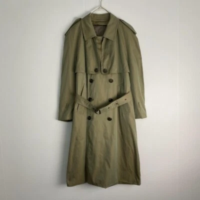 w1342 Yves Saint Laurent Trench Coat with Liner Wool Cotton - Image 1 of 4