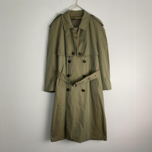 SAINT LAURENT (YSL) w1342 Yves Saint Laurent trench cappotto con fodera lana cotone