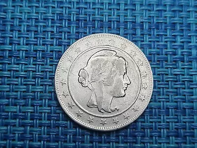 🇧🇷 Brazil  KM-526 0.500 Silver Coin 012425-25 - Image 1 of 2