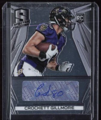 2014 Panini Spectra Crockett Gillmore Rookie Auto 130/149 Baltimore Ravens #310 - Image 1 of 2