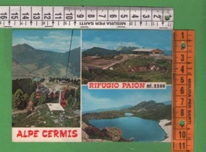 0475 - CARTOLINA VIAGGIATA, ALPE CERMIS RIFUGIO PAION  - Picture 1 of 2