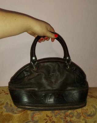 Сумка винтаж ретро Fabrizio Poker натуральная кожа Италия Foto 1 de 4