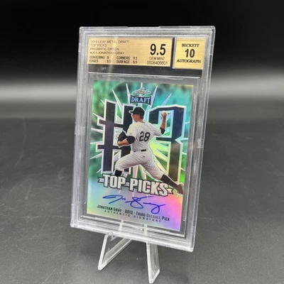 2013 Leaf Metal Draft Jon Gray, #TP-JG1, Top Picks Autograph #6/10 BGS 9.5/10 - Image 1 of 3